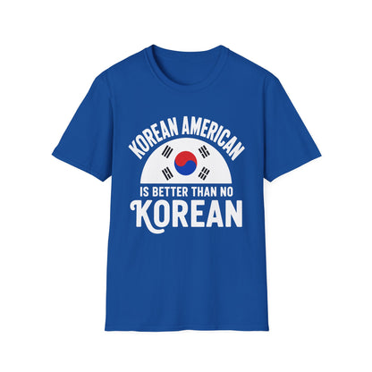 Korean American T-Shirt – Bold Taegeuk Emblem Pride Tee
