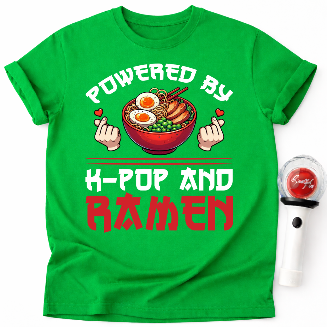 T-SHIRT POWERED BY K-POP UND RAMEN