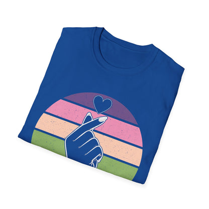 Hand Heart Unisex Softstyle T-Shirt - Love Vibes for Every Occasion