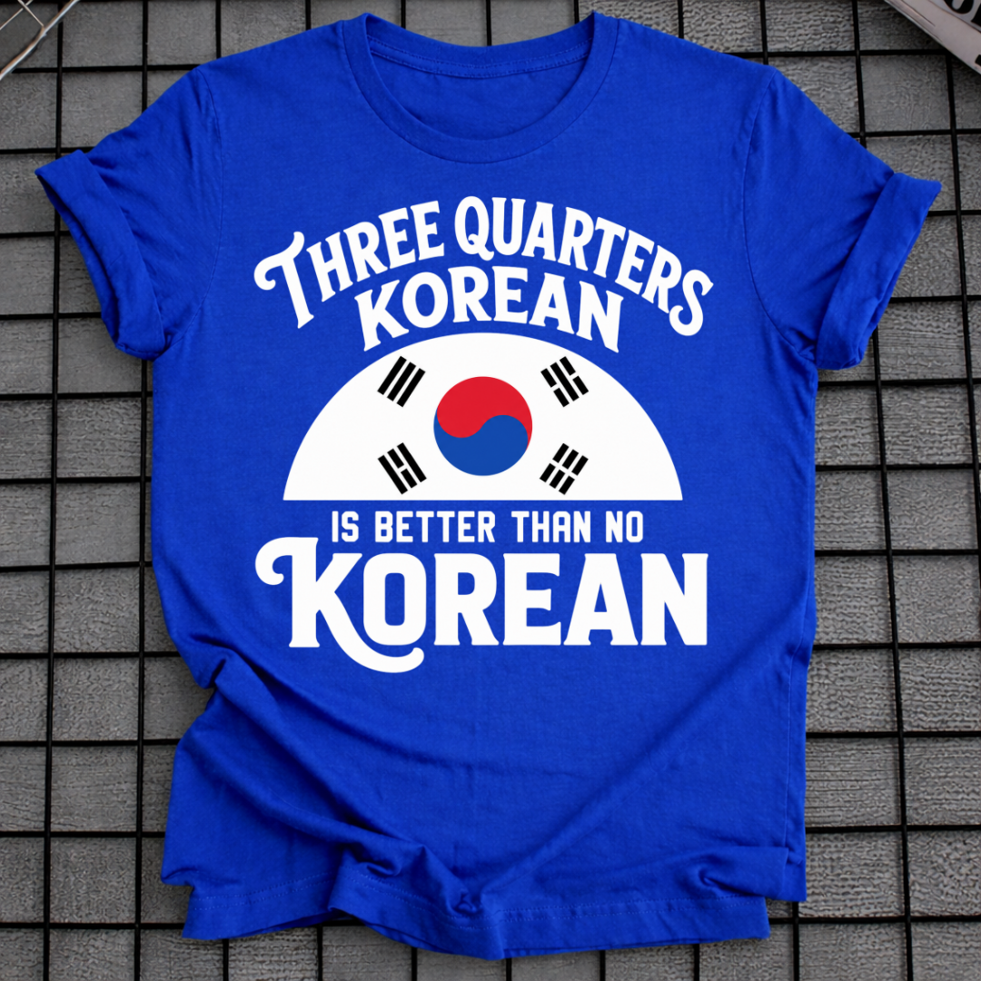 THREE QUARTERS KOREAN T-SHIRT