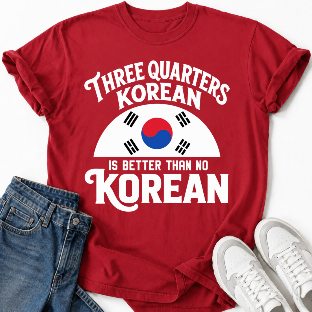 THREE QUARTERS KOREAN T-SHIRT