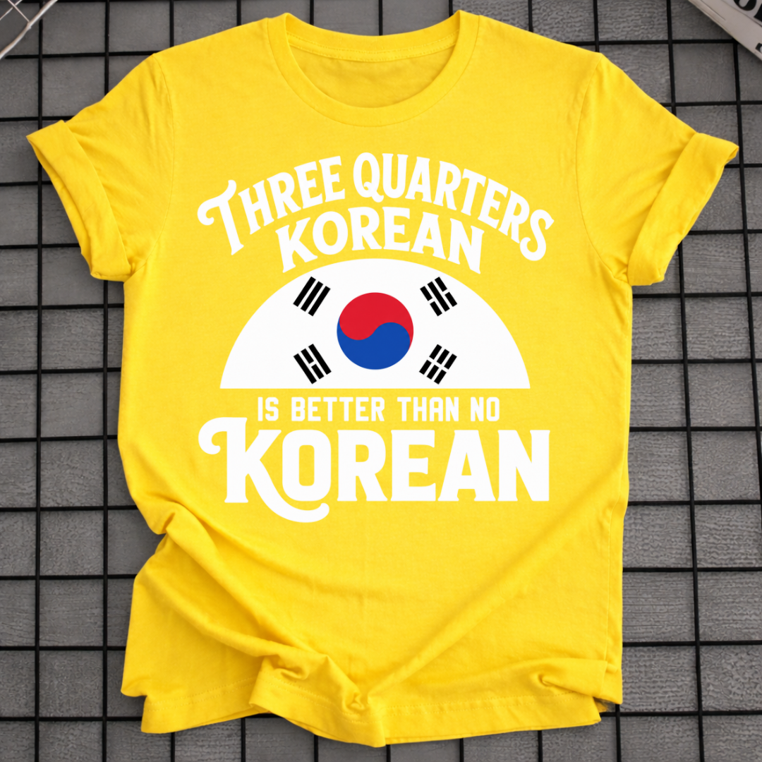THREE QUARTERS KOREAN T-SHIRT