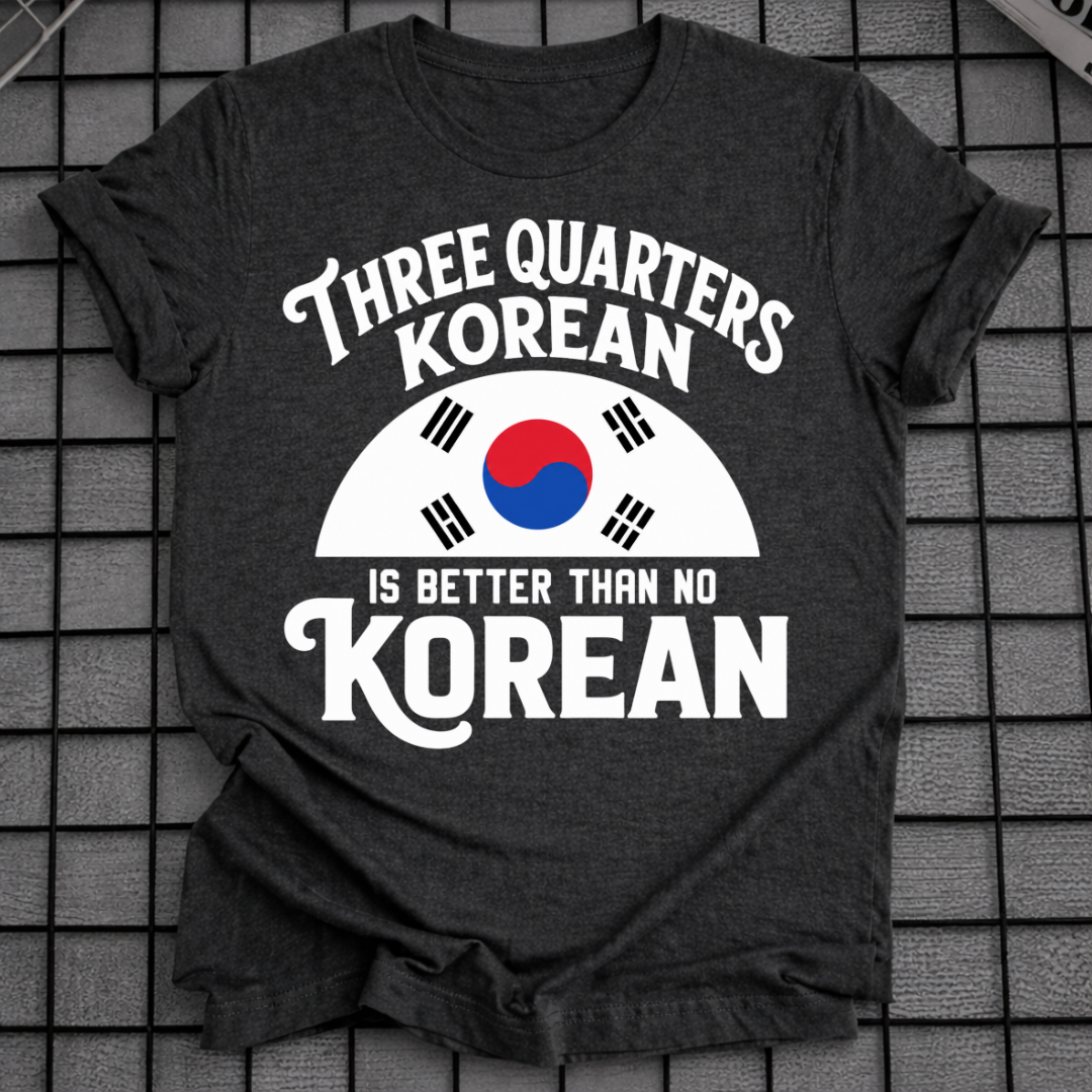 THREE QUARTERS KOREAN T-SHIRT