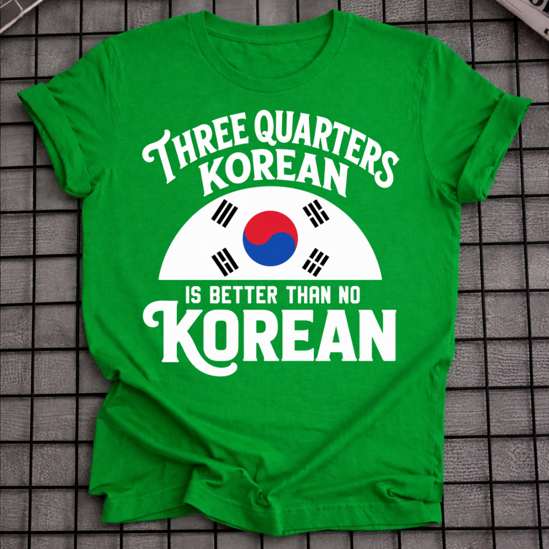 THREE QUARTERS KOREAN T-SHIRT