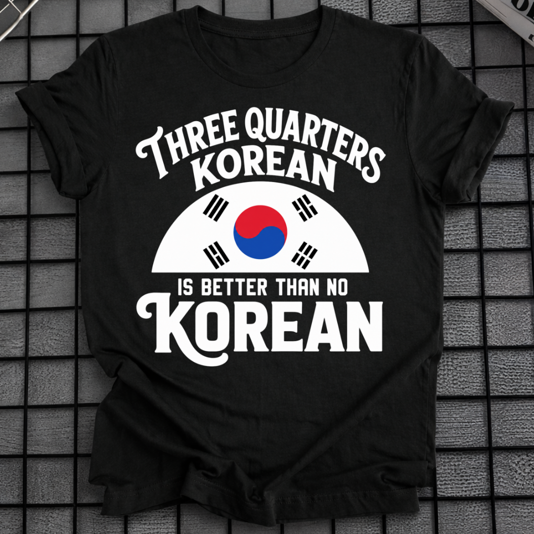 THREE QUARTERS KOREAN T-SHIRT