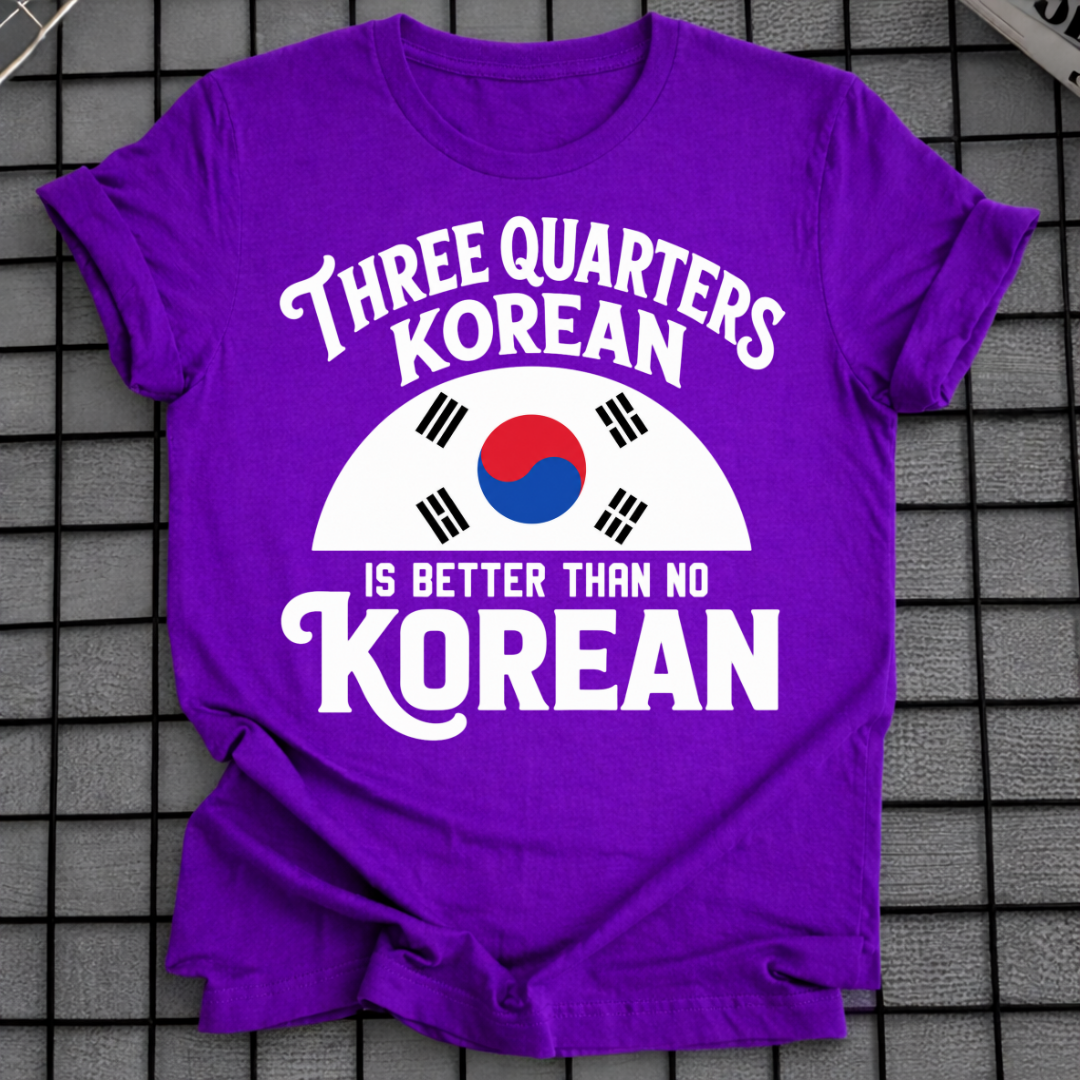 THREE QUARTERS KOREAN T-SHIRT