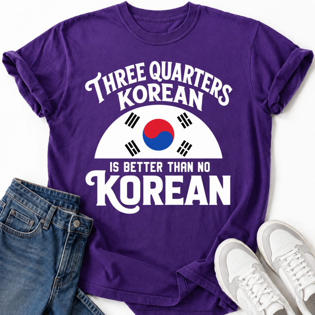 THREE QUARTERS KOREAN T-SHIRT