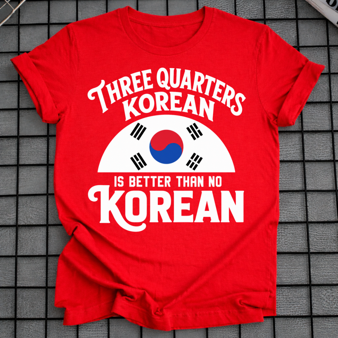 THREE QUARTERS KOREAN T-SHIRT
