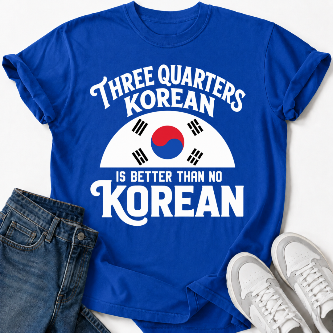 THREE QUARTERS KOREAN T-SHIRT