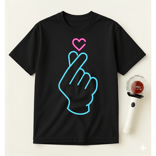 K-POP FINGER SIGN T-SHIRT