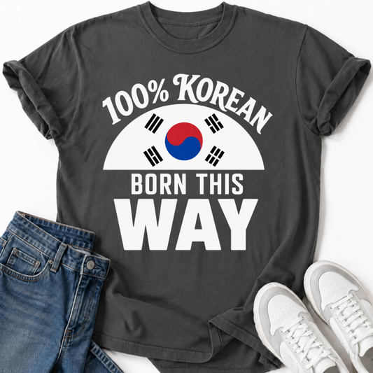 100% KOREAN T-SHIRT