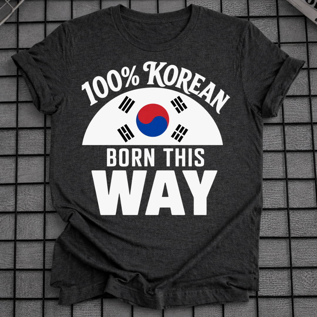 100% KOREAN T-SHIRT