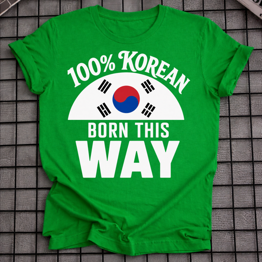 100% KOREAN T-SHIRT