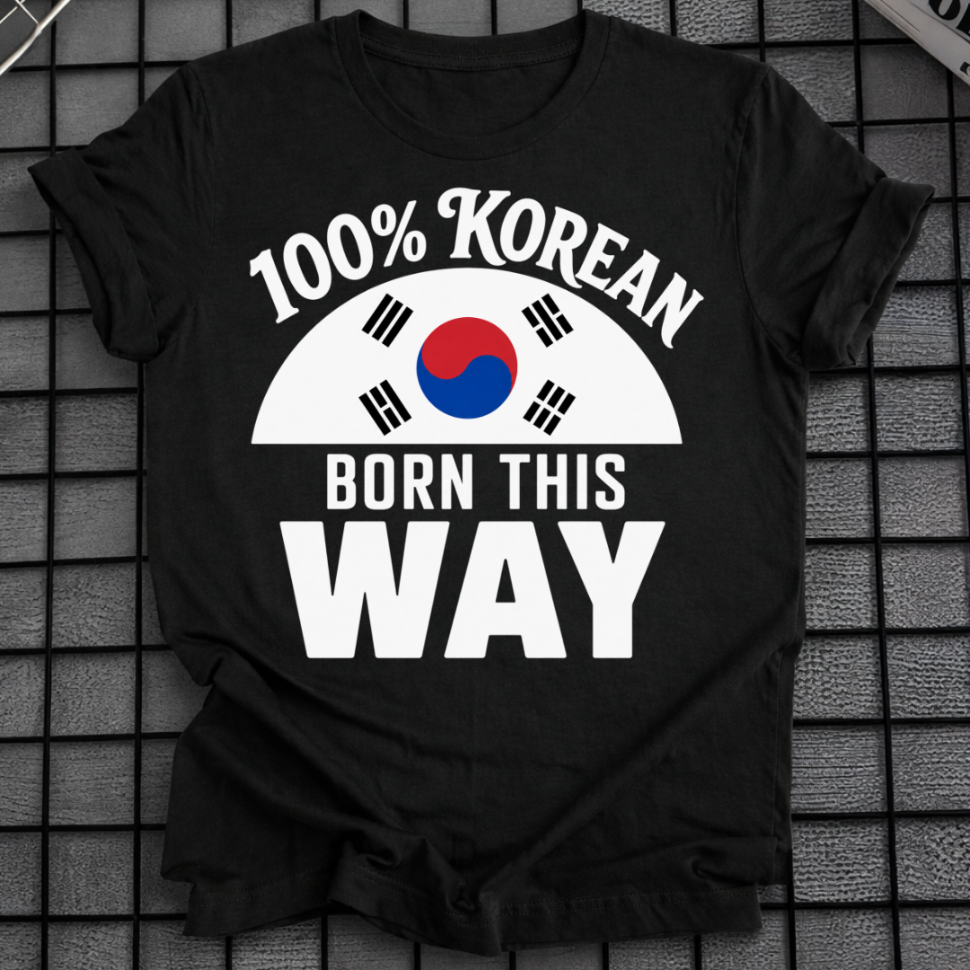 100% KOREAN T-SHIRT