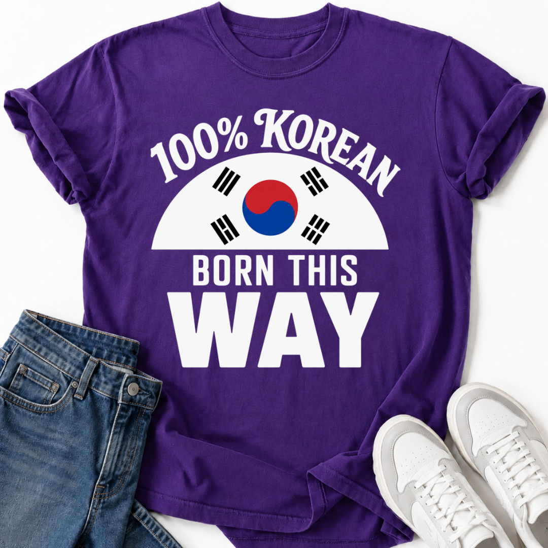100% KOREAN T-SHIRT