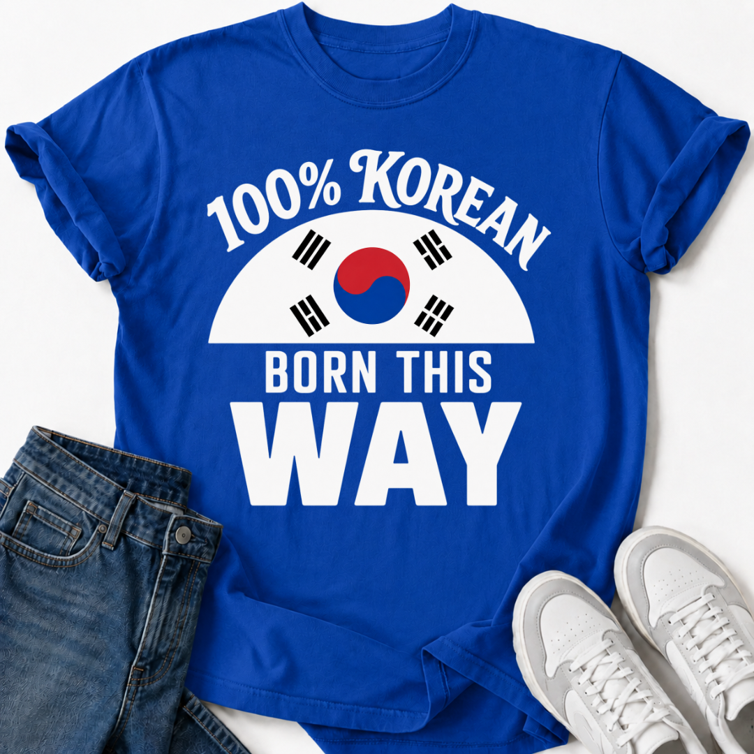 100% KOREAN T-SHIRT