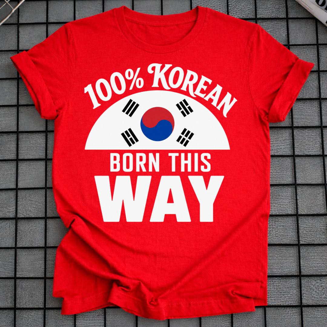 100% KOREAN T-SHIRT
