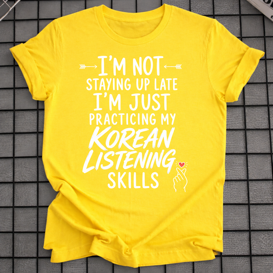 KOREAN LISTENING PRACTICE T-SHIRT