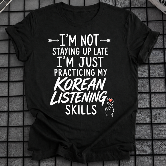 KOREAN LISTENING PRACTICE T-SHIRT