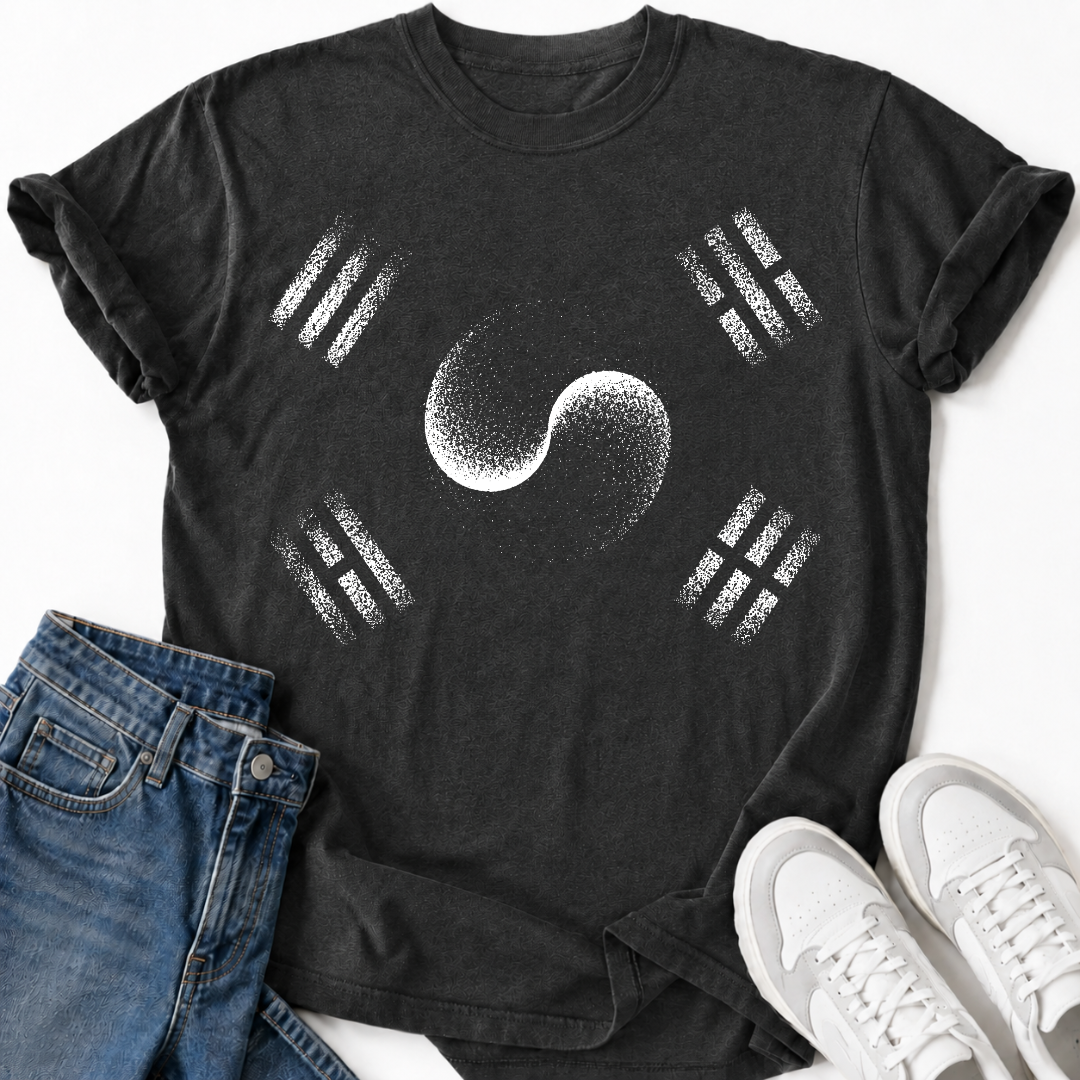 YIN YANG TAEGUK KOREAN FLAG T-SHIRT
