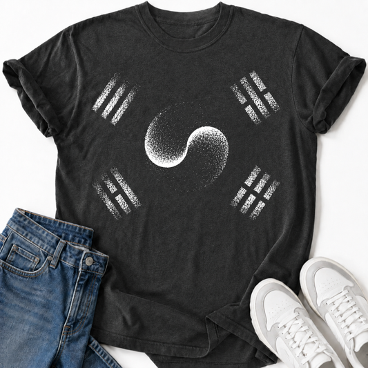 YIN YANG TAEGUK KOREAN FLAG T-SHIRT