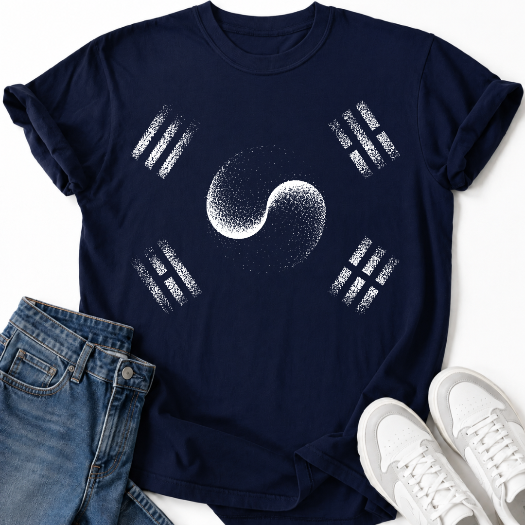 YIN YANG TAEGUK KOREAN FLAG T-SHIRT