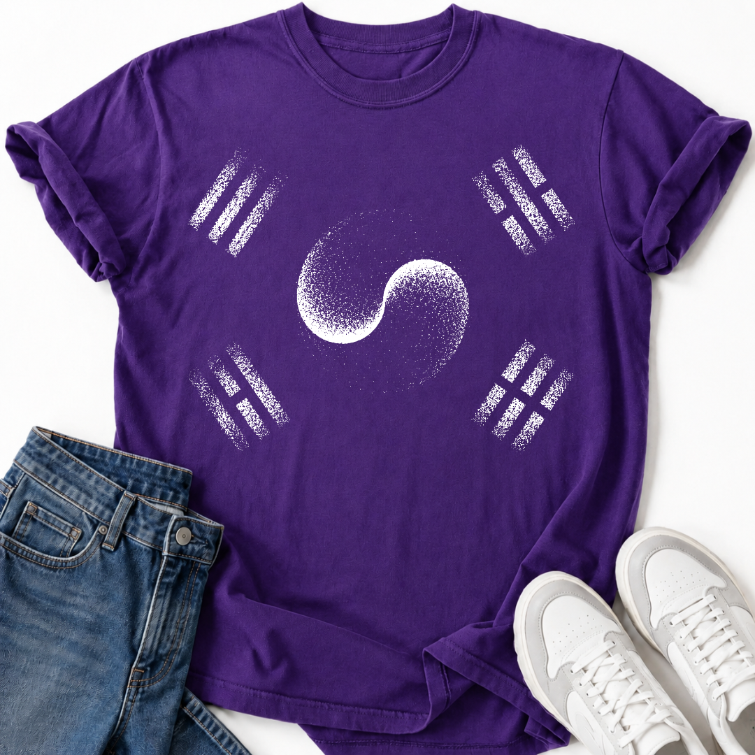 YIN YANG TAEGUK KOREAN FLAG T-SHIRT