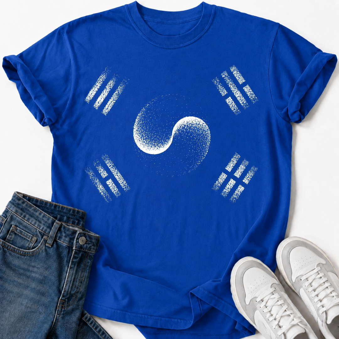YIN YANG TAEGUK KOREAN FLAG T-SHIRT