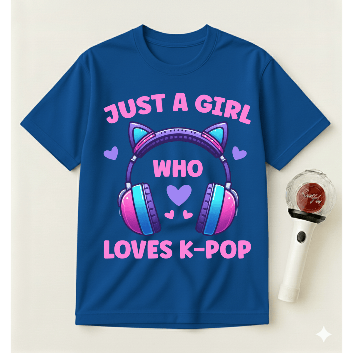 JUST A GIRL WHO LOVES K-POP T-SHIRT