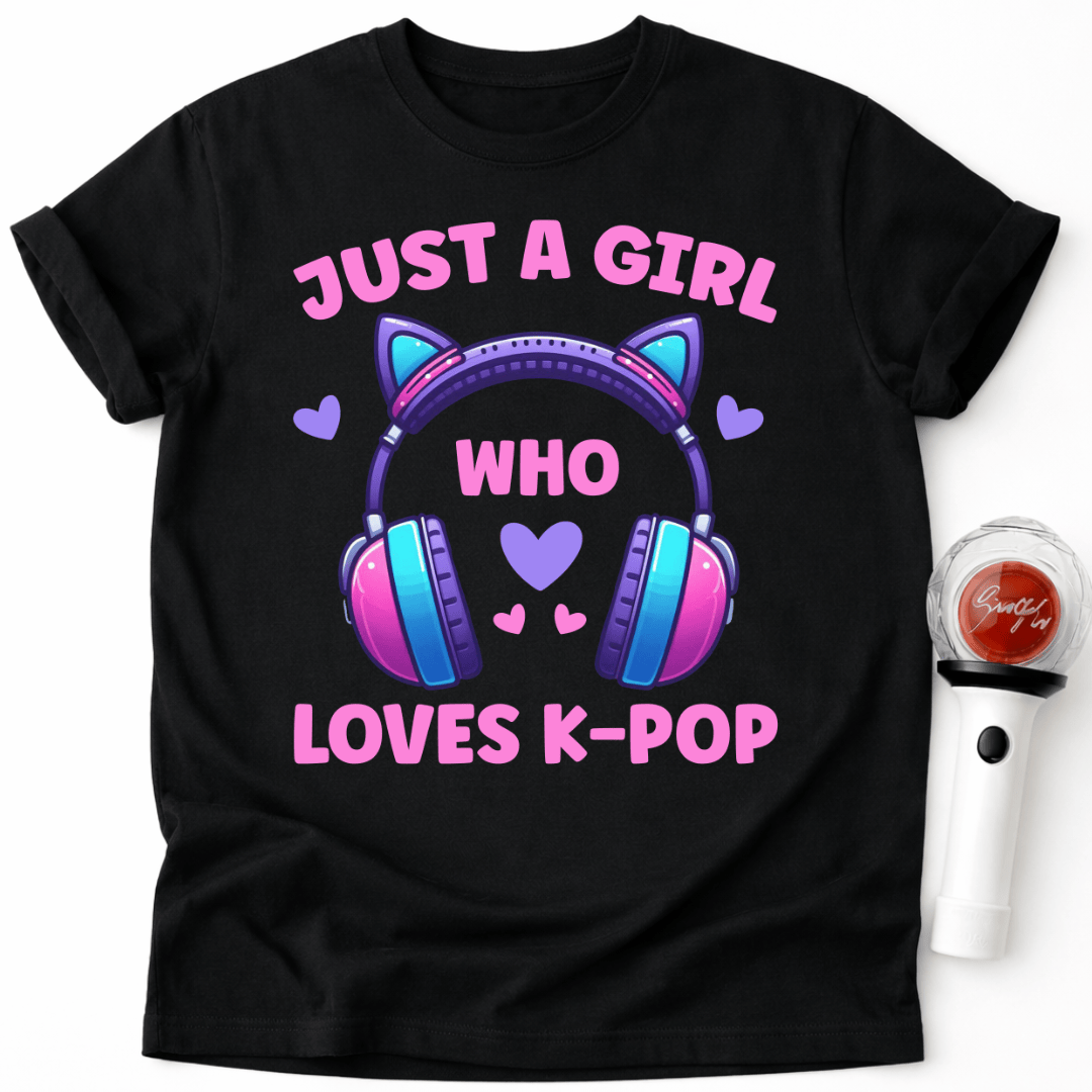 K-POP KOPFHÖRER T-SHIRT