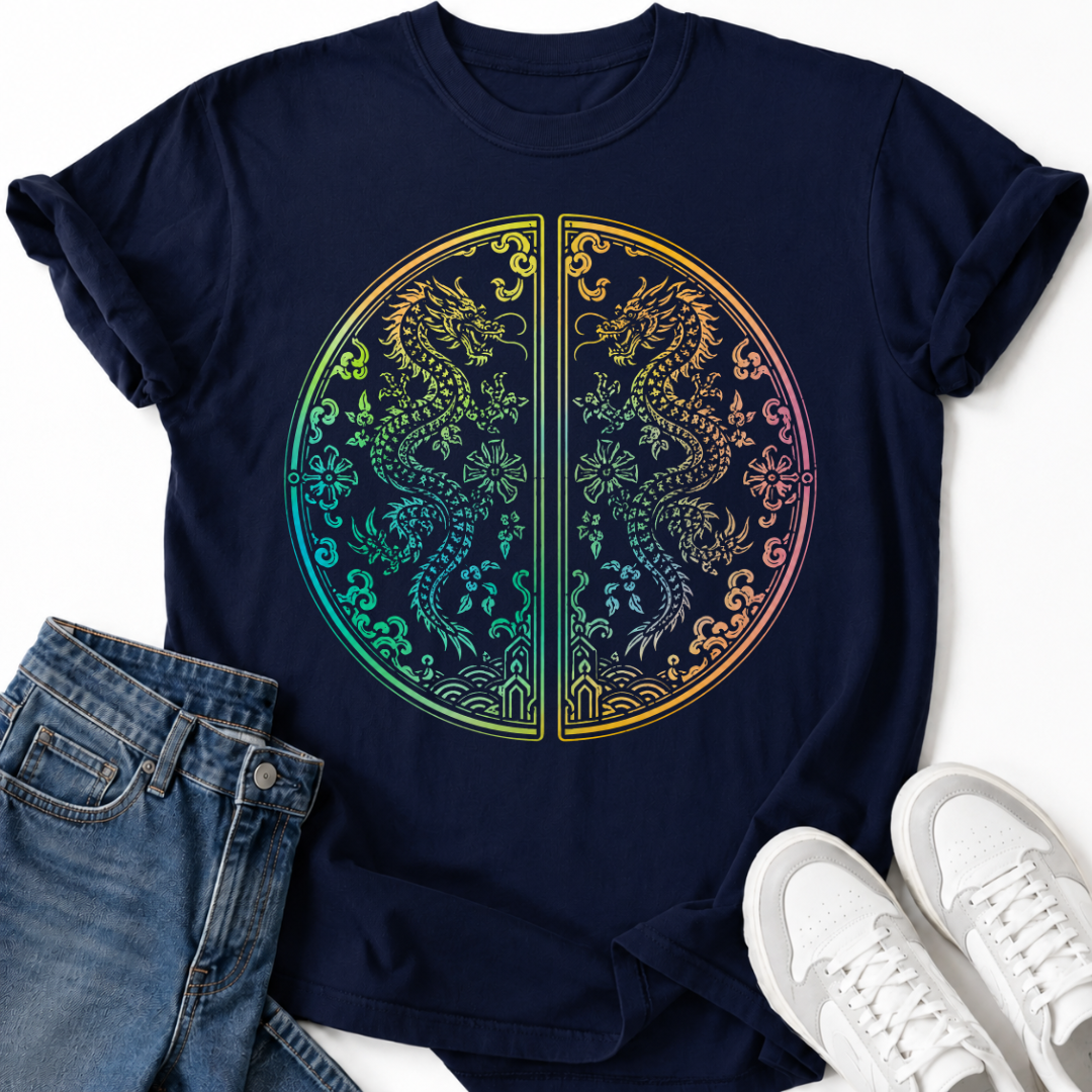 KOREAN DRAGON PALACE DOORS T-SHIRT