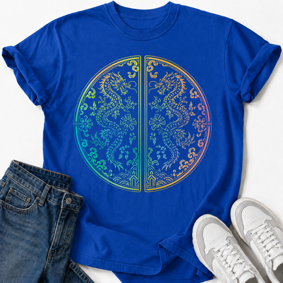 KOREAN DRAGON PALACE DOORS T-SHIRT