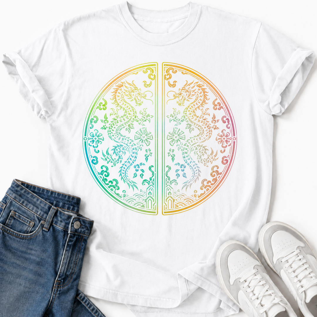 KOREAN DRAGON PALACE DOORS T-SHIRT