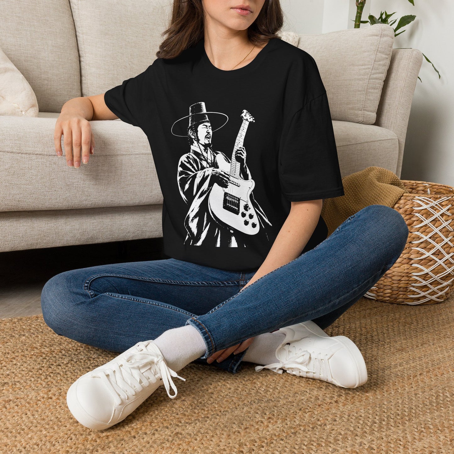 Korean Guitarist Graphic T-Shirt