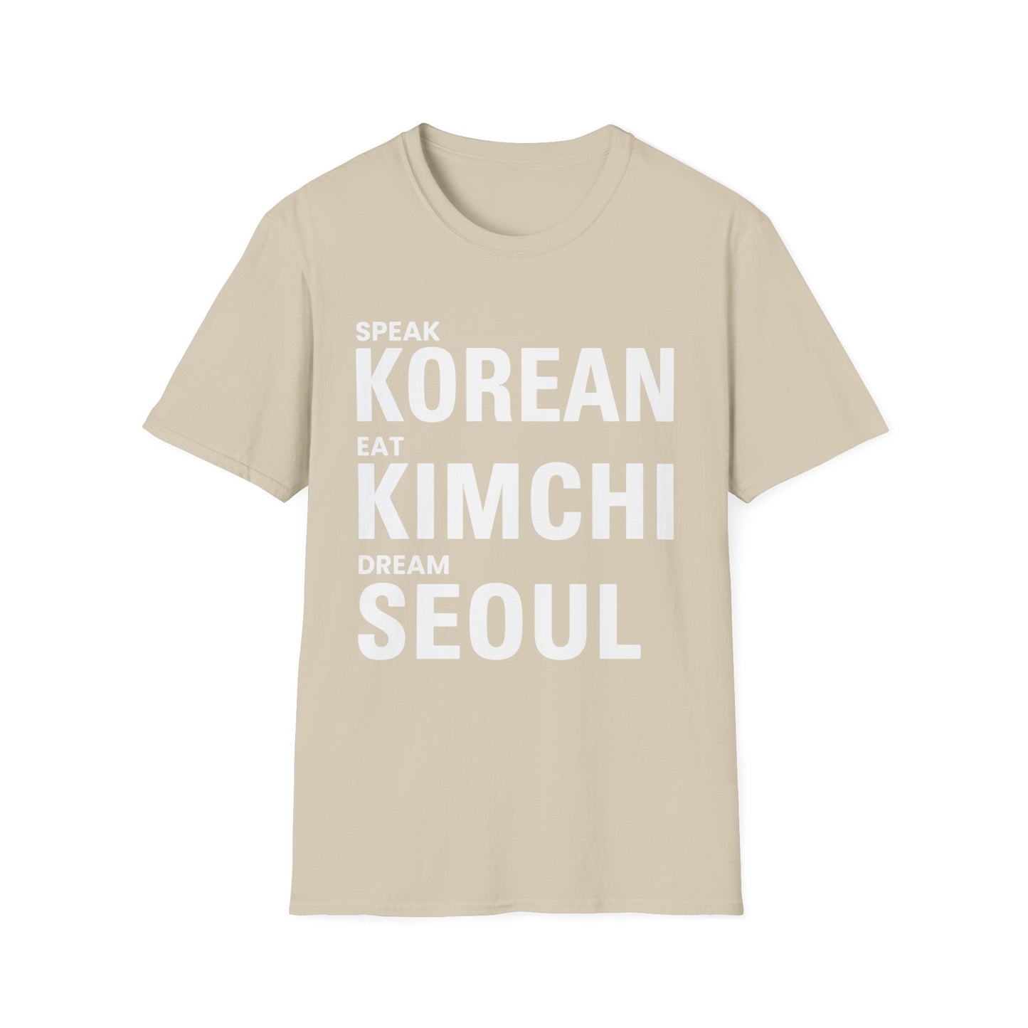 SPEAK KOREAN EAT KIMCHI T-SHIRT