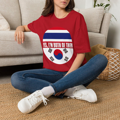 T-Shirt — Yes, I'm Both of Them (Korean-Thai Pride)