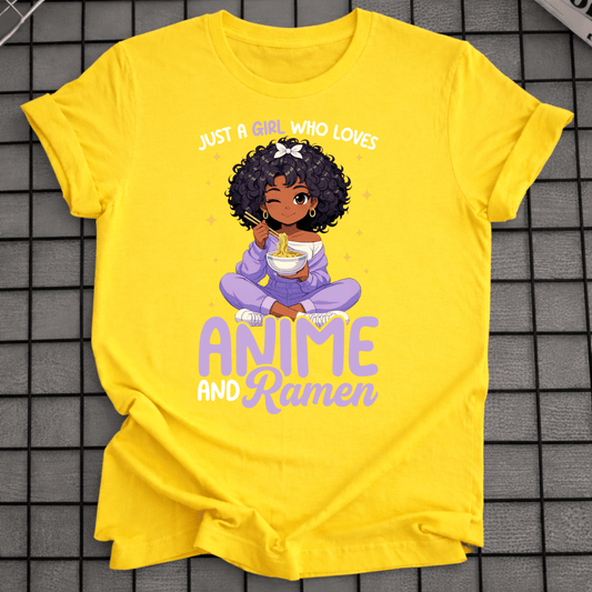 AFRO ANIME RAMEN T-SHIRT