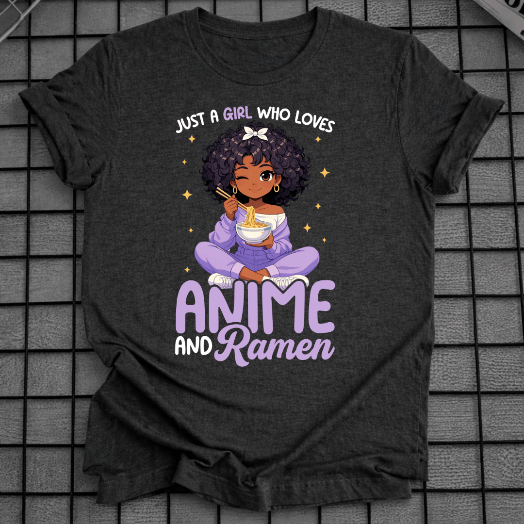 AFRO ANIME RAMEN T-SHIRT