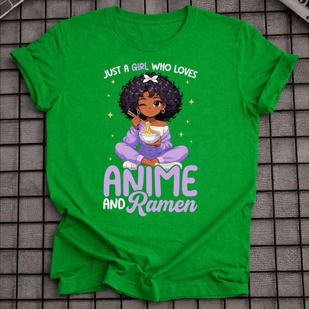 AFRO ANIME RAMEN T-SHIRT