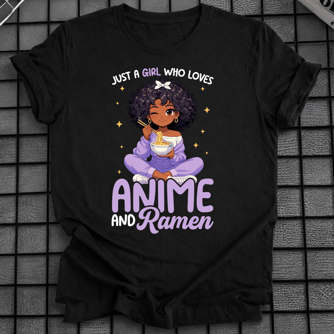 AFRO ANIME RAMEN T-SHIRT