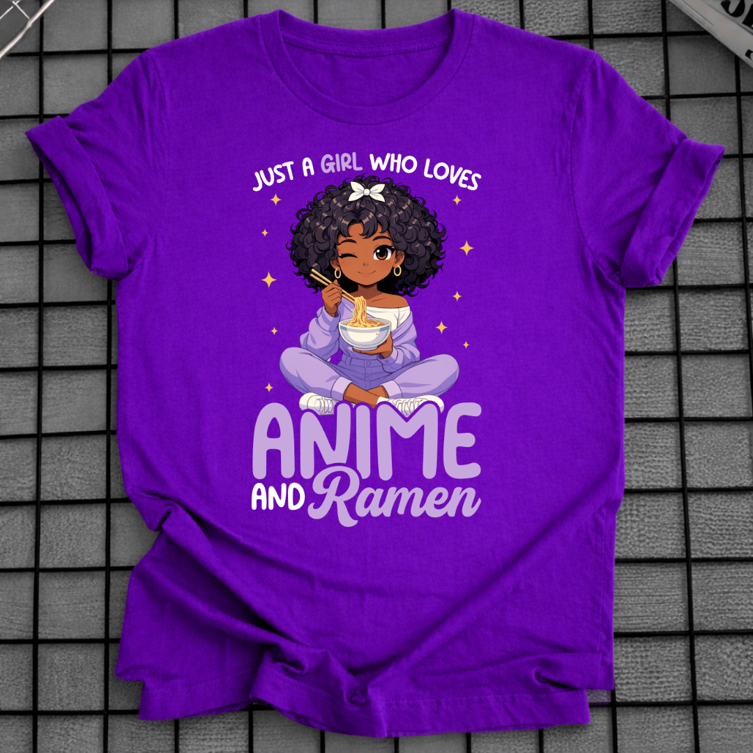 AFRO ANIME RAMEN T-SHIRT