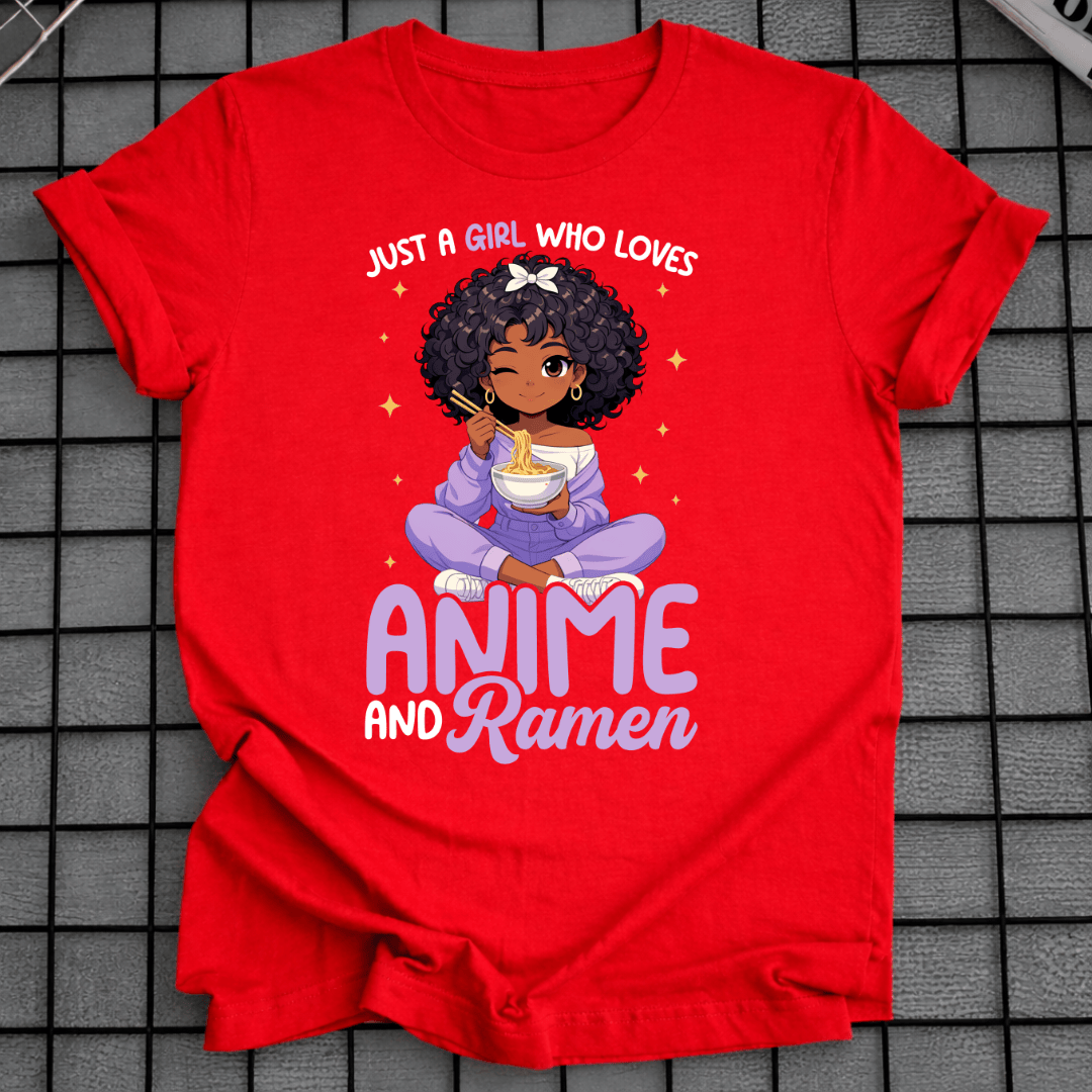 AFRO ANIME RAMEN T-SHIRT