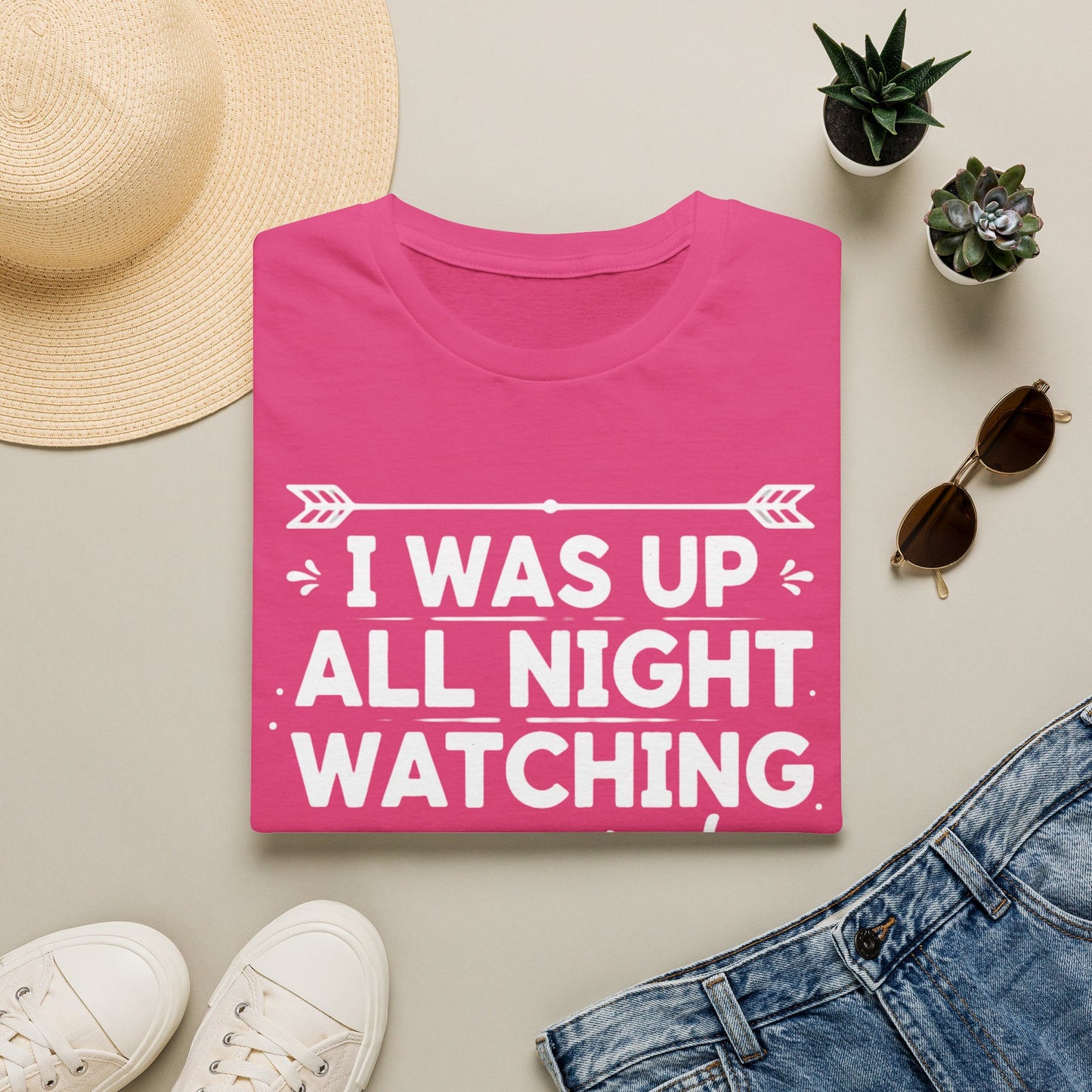 Korean Drama Fan T-Shirt — "I Was Up All Night Watching Korean Drama" Tee