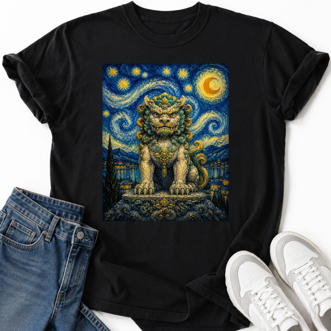 HAETAE GUARDIAN VAN GOGH T-SHIRT