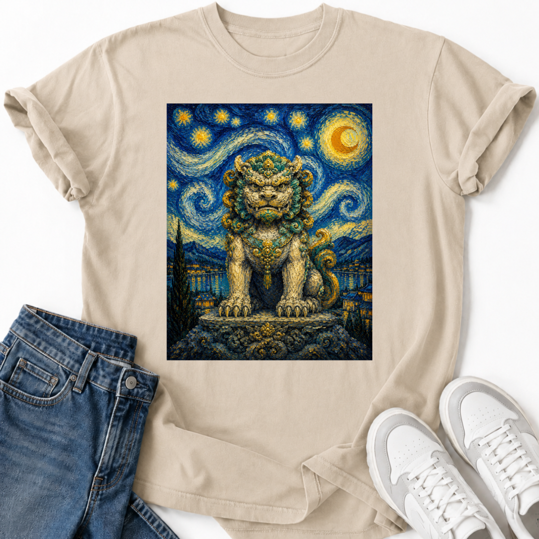 HAETAE GUARDIAN VAN GOGH T-SHIRT
