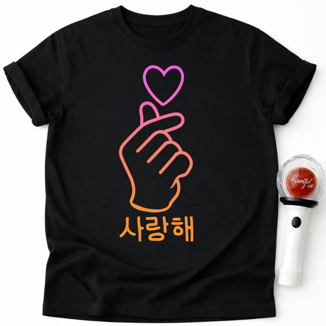FINGER HEART SARANGHAE T-SHIRT