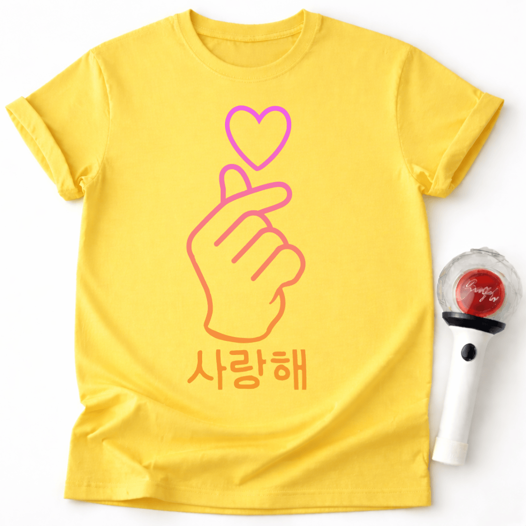 FINGER HEART SARANGHAE T-SHIRT