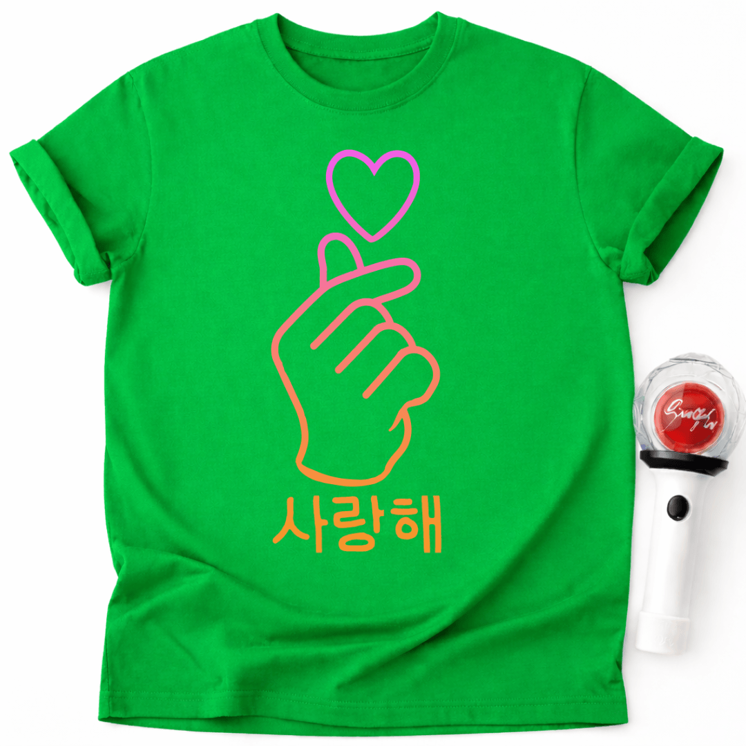 FINGER HEART SARANGHAE T-SHIRT