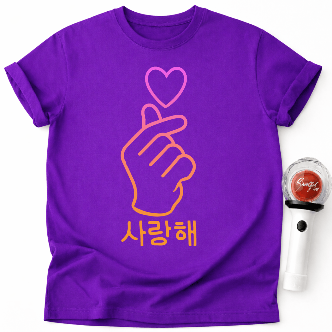 FINGER HEART SARANGHAE T-SHIRT