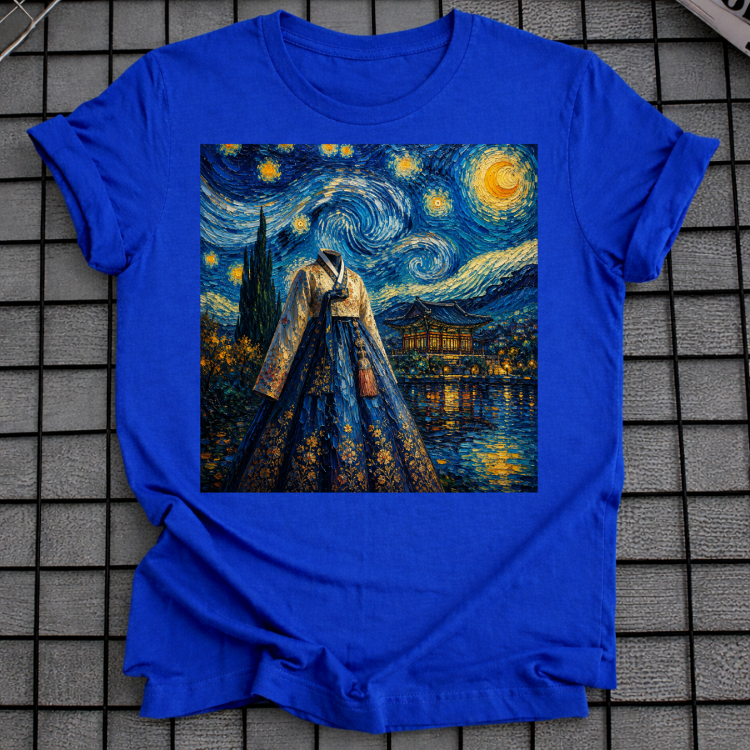 KOREAN HANBOK STARRY NIGHT T-SHIRT